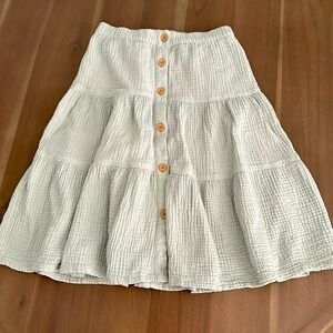 Cat & Jack Girl’s Skirt in light sage green, size 10-12